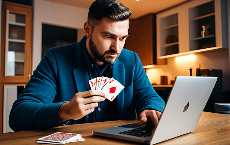 마술 카드와 트릭 종류 - Close-Up Card Manipulation**

Hands performing intricate card manipulations, cards fanned out showin...