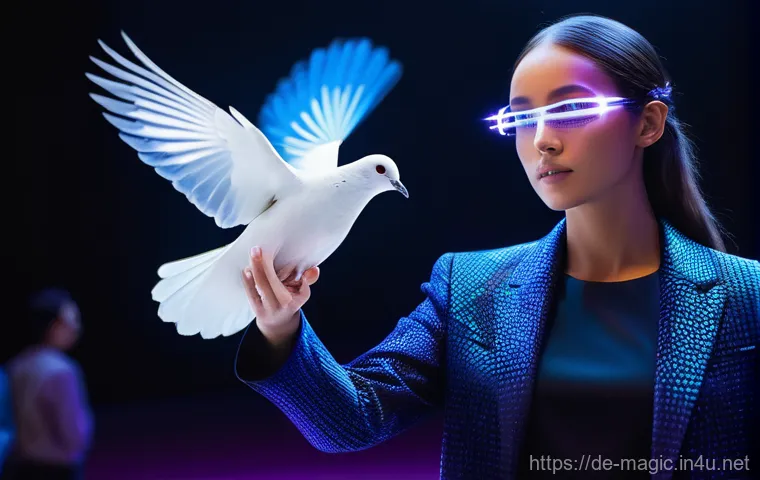 마술의 과학 - **Prompt 1: The Art of Misdirection**
    "A skilled magician, aged around 30, with a charismatic sm...