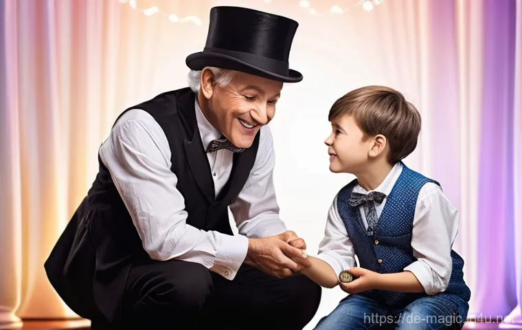 마술 공연의 기법과 기획 - **Prompt:** A female magician, early thirties, with a modern, sleek hairstyle and wearing a tailored...